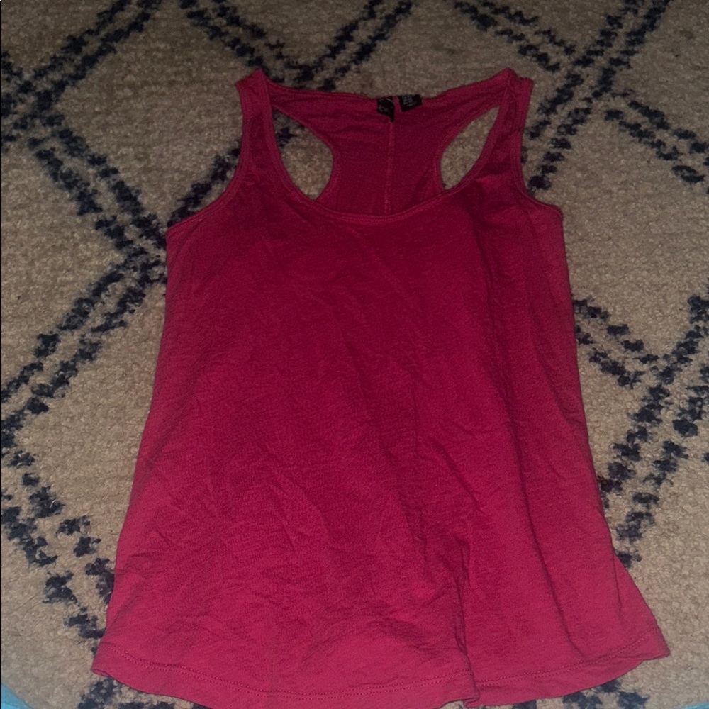 Cynthia Rowley Vibrant Red Tank Top